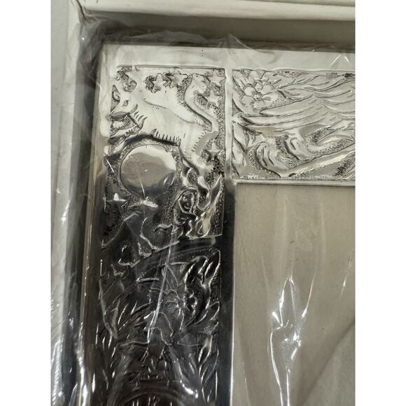 Vintage Empire Pewter Baby Picture Frame * Rare NEW In Package* Stork Nursery - Picture 9 of 15